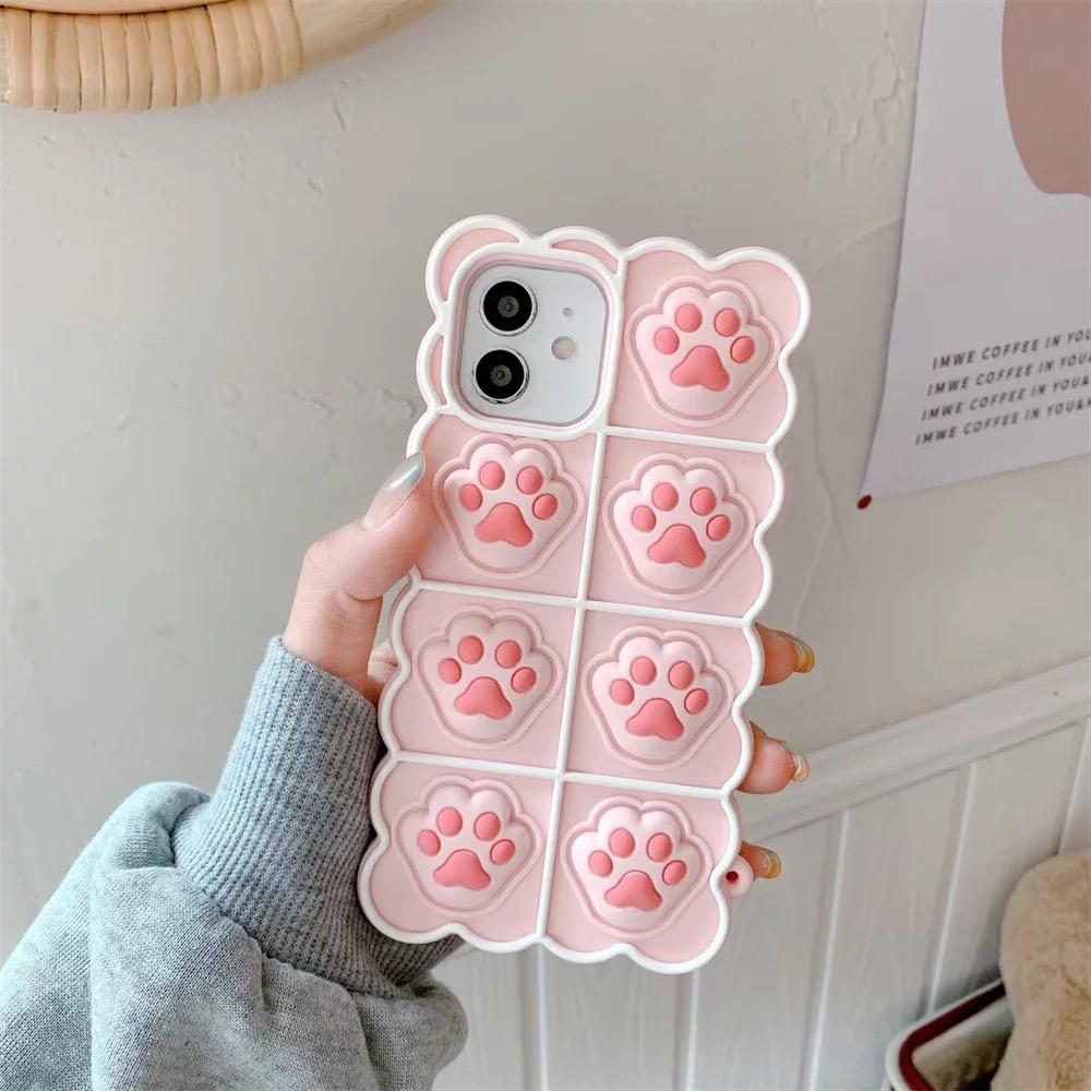 Shop Paw Pop-It Phone case - Goodlifebean Giant Plushies