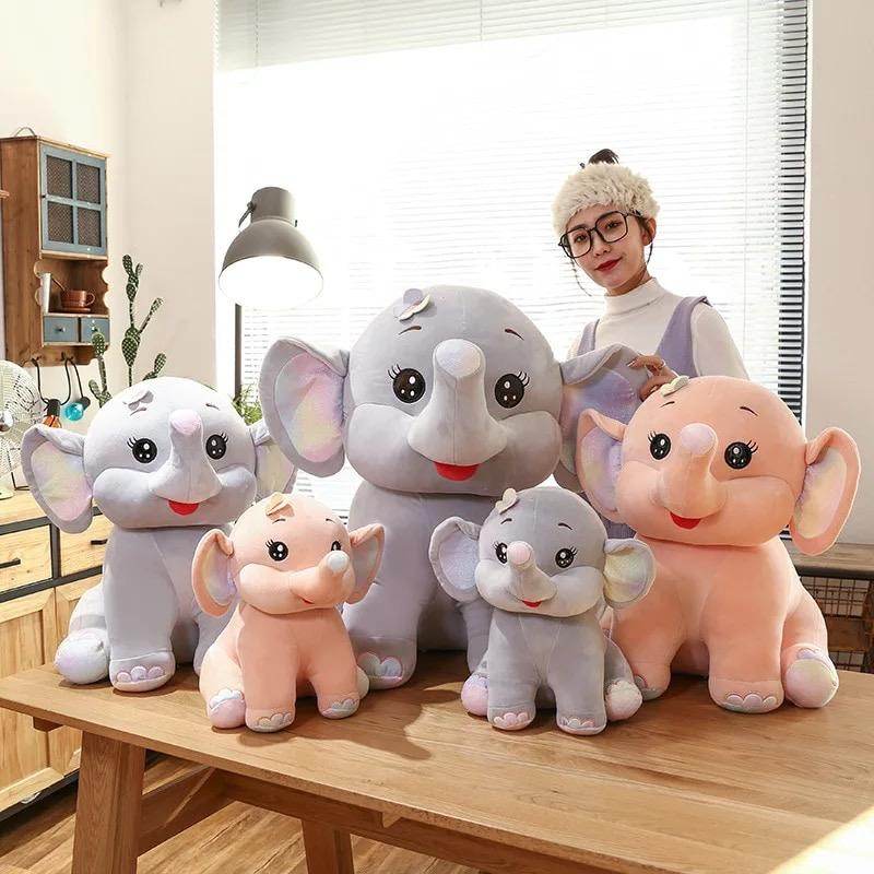 Elli: Giant Stuffed Elephant Plush - Goodlifebean
